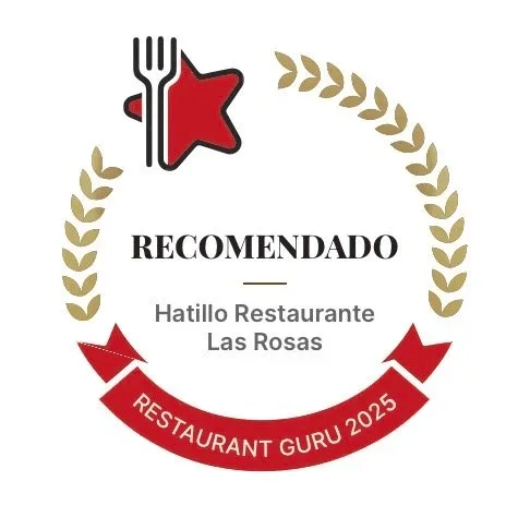 Certificado de excelencia Restaurant Guru 2025 de Hatillo
